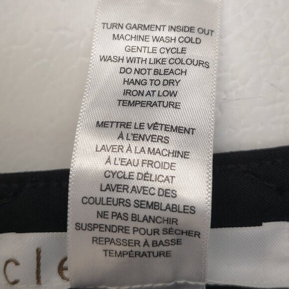 NWT Cleo Ladies Size 8 Slimming Panel Butt Lift Black Slim Capri Pants - Picture 6 of 13